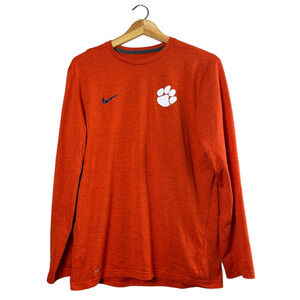 Men's Orange Nike Clemson Long Sleeve Shirt M